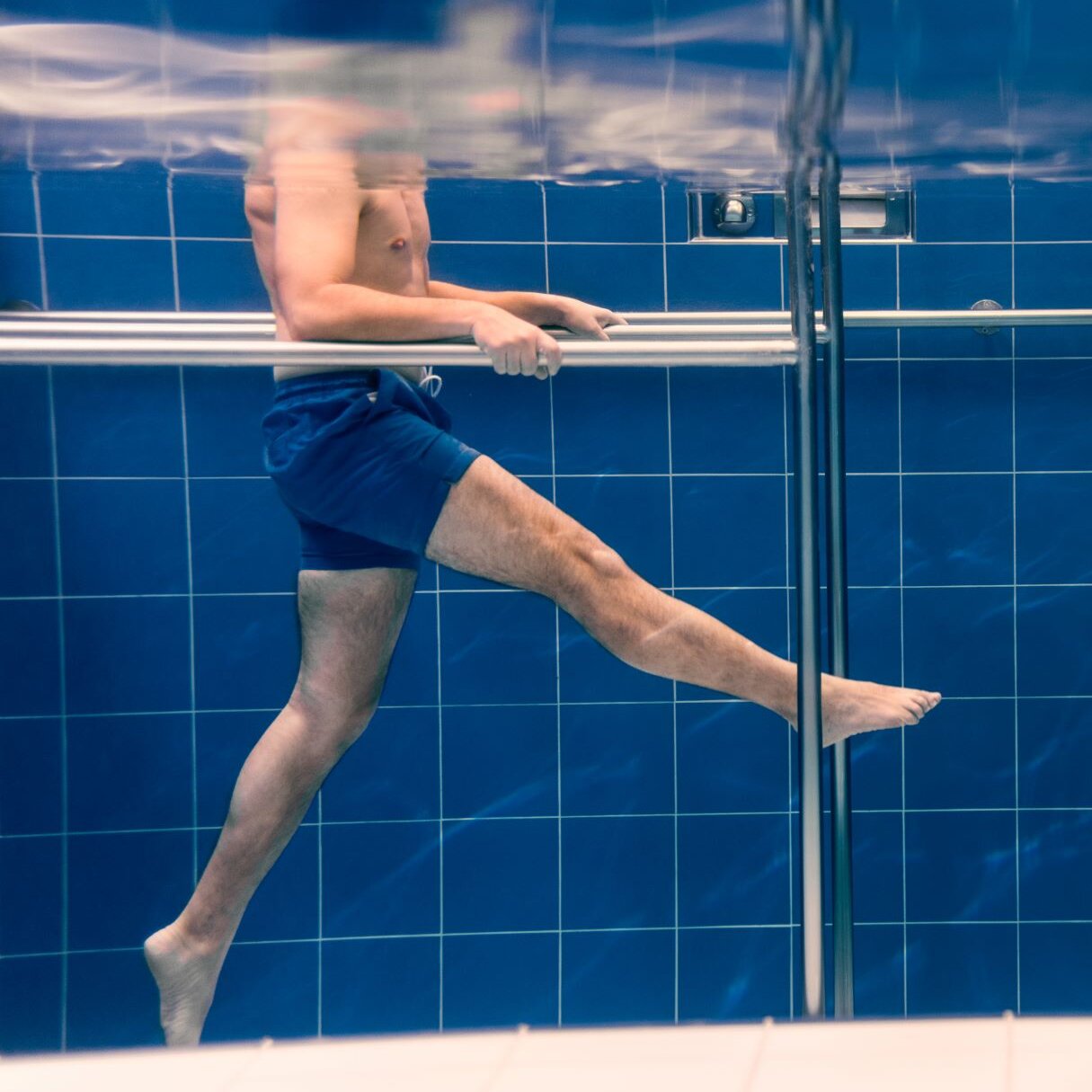 Unterwasserheilgymnastik im Kurbecken Unterwasserheilgymnastik